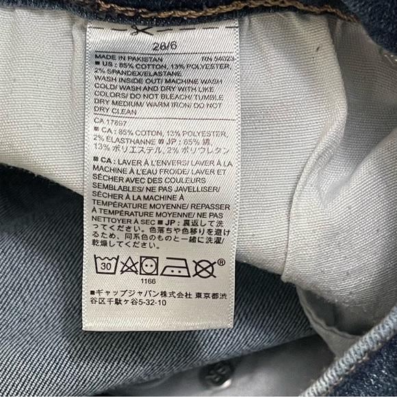 Lot of 3 Banana Republic Women's Straight Leg Jeans in Dark and Medium Blue - Picture 12 of 14